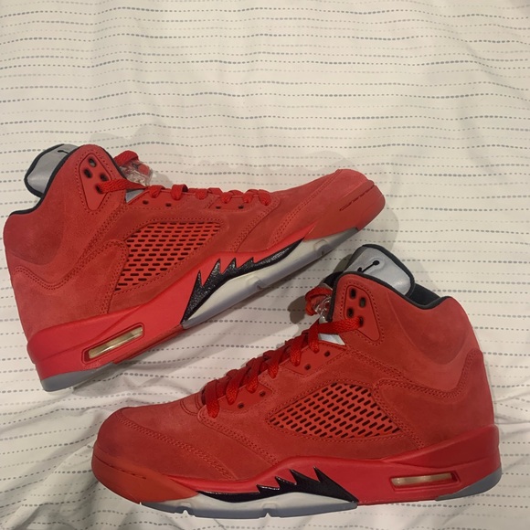 Jordan 5 Red Suede Brand New main image 6
